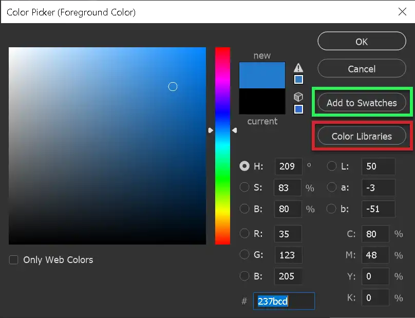 foreground and background colors tutorial