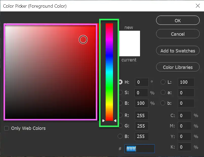 foreground and background colors tutorial