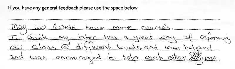 Photoshop Lessons Student Feedback and Testimonial