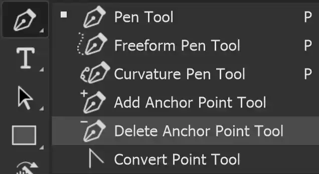 delete anchor point tool tutorial