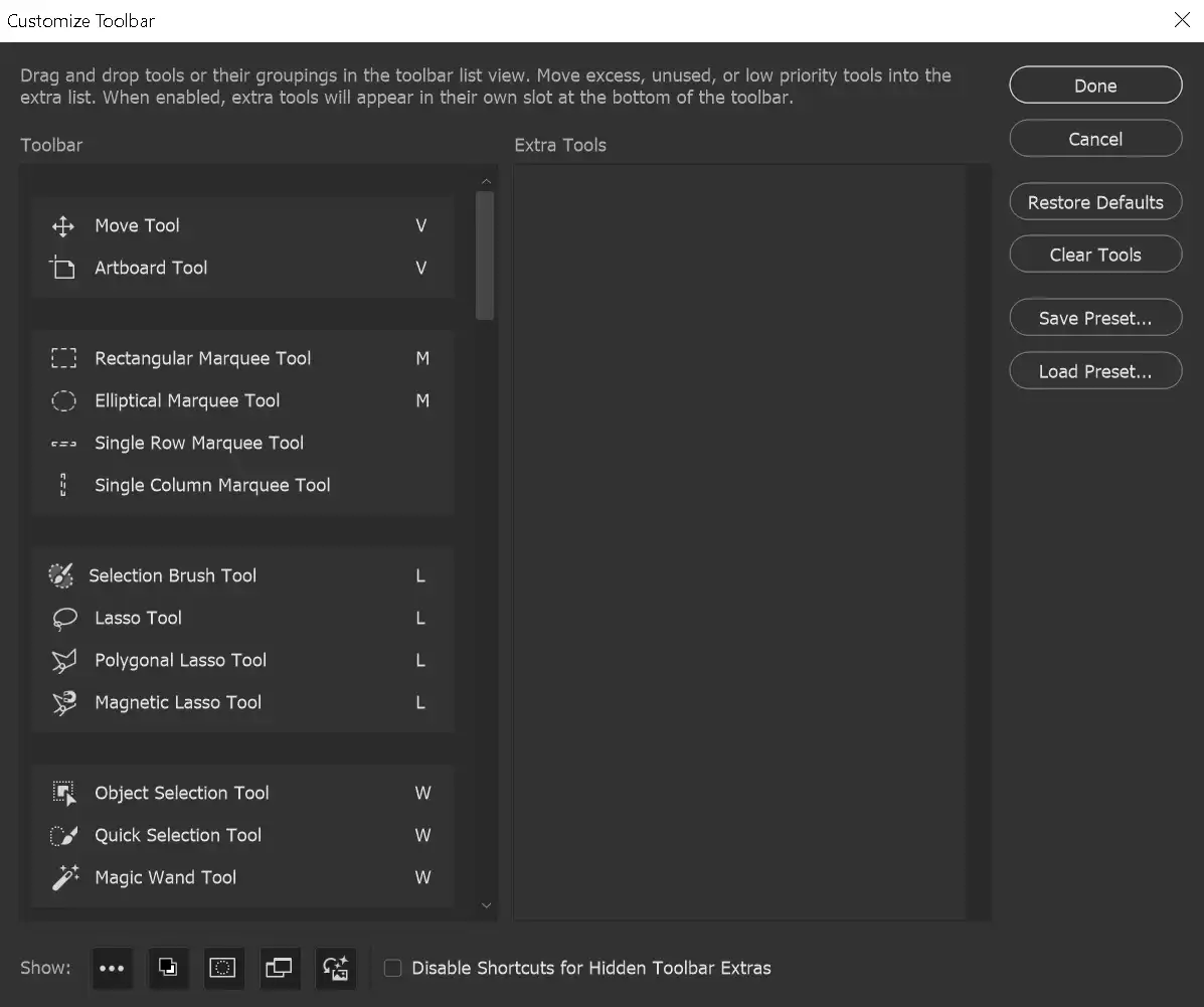 edit toolbar tutorial