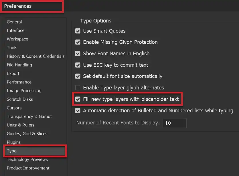 Photoshop horizontal-type-mask-tool