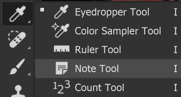 Photoshop Note Tool Tutorial