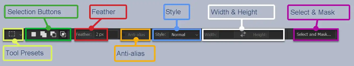Photoshop Single Row and Column Marquee Tool Tutorial