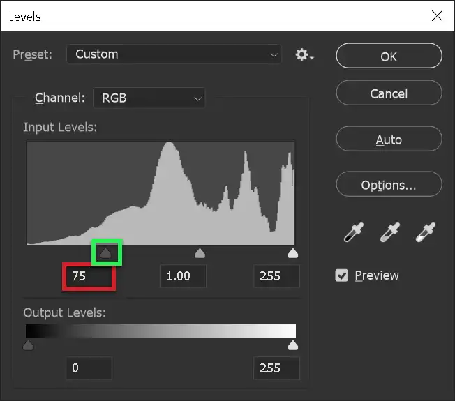 example of destructive vs non destructive editing