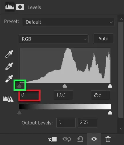 example of destructive vs non destructive editing