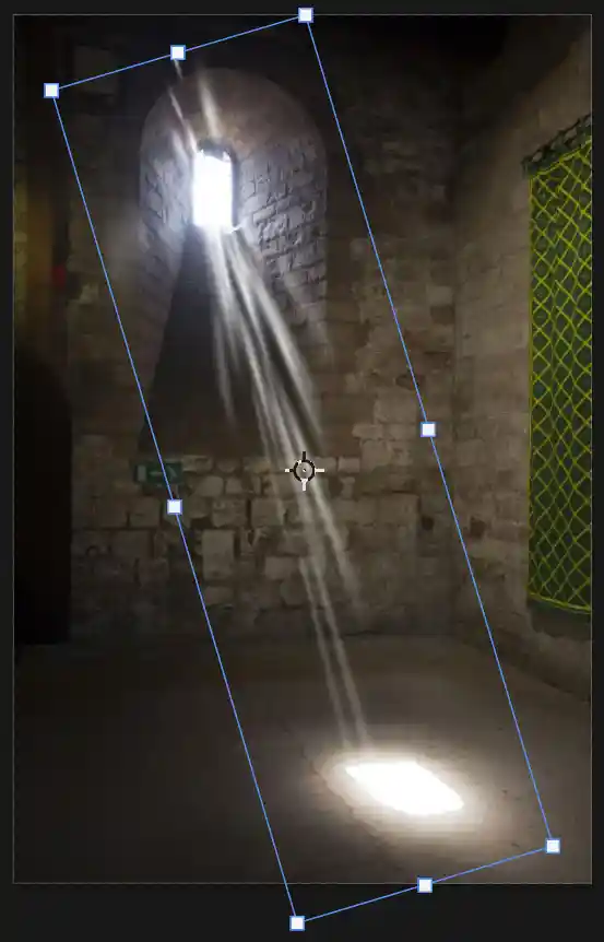 photoshop tutorial to add light rays