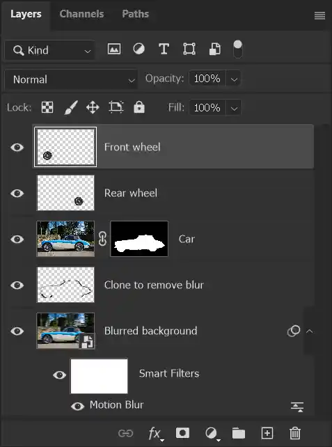 Photoshop Motion Blur Tutorial