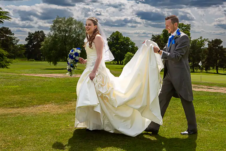 Wedding photography at Brookmans Park Golf Club
