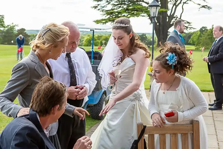 Wedding photography at Brookmans Park Golf Club