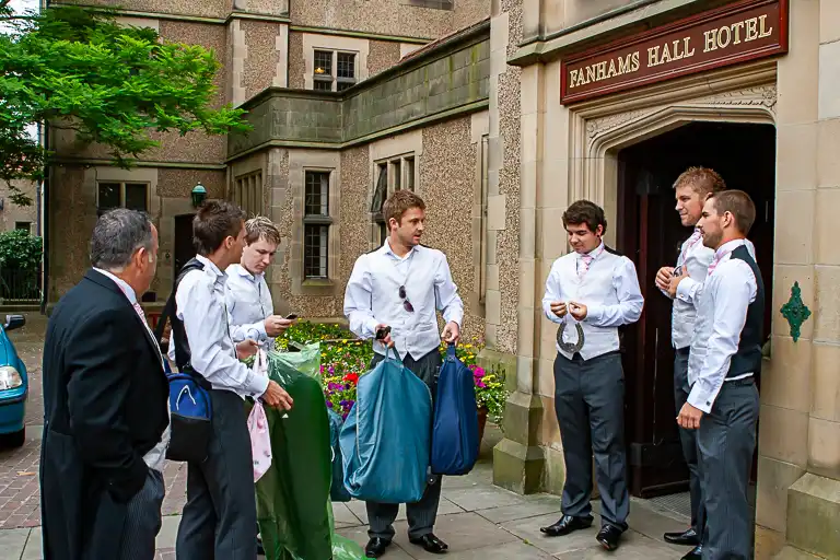 Wedding photography at Fanhams Hall, Ware