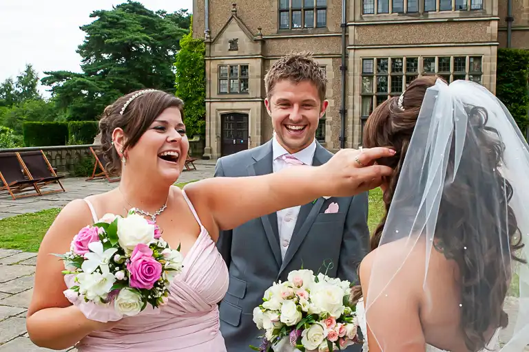 Wedding photography at Fanhams Hall, Ware