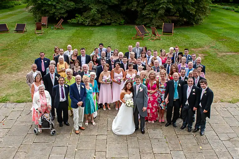 Wedding photography at Fanhams Hall, Ware