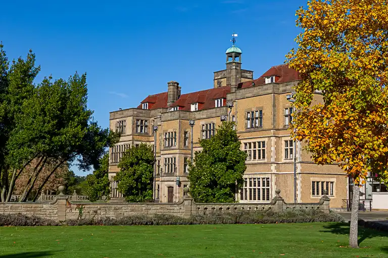 Wedding photography at Fanhams Hall in late October, Ware