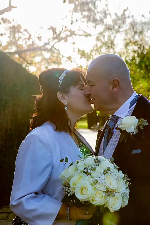 Wedding photography at Fanhams Hall in late October, Ware