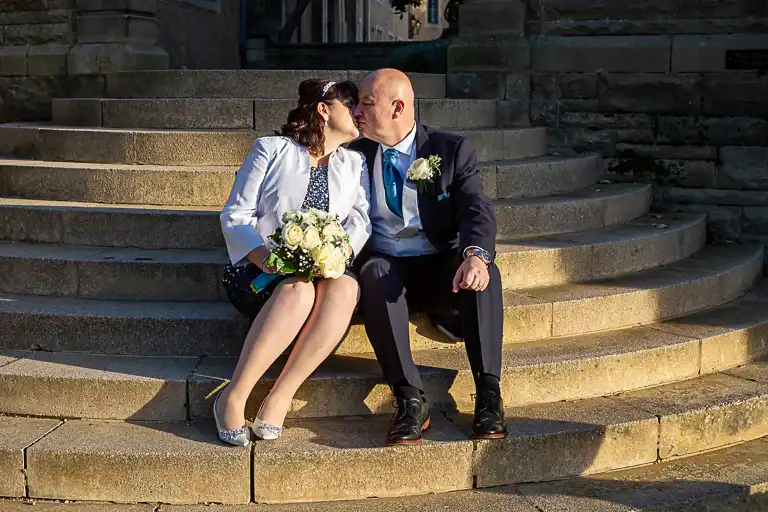 Wedding photography at Fanhams Hall in late October, Ware