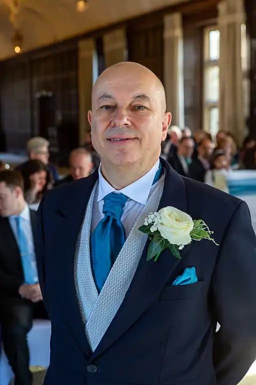 Wedding photography at Fanhams Hall in late October, Ware