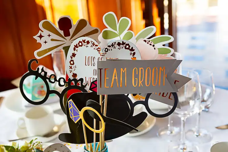 Wedding photography at Fanhams Hall in late October, Ware