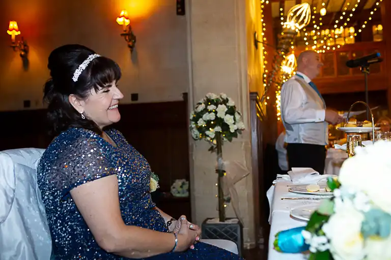 Wedding photography at Fanhams Hall in late October, Ware