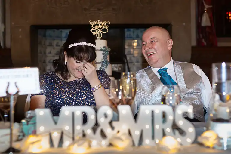 Wedding photography at Fanhams Hall in late October, Ware