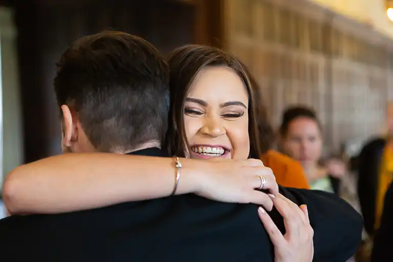 Wedding photography at Fanhams Hall in October, Ware