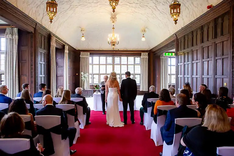 Wedding photography at Fanhams Hall in October, Ware