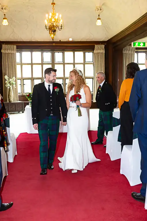 Wedding photography at Fanhams Hall in October, Ware