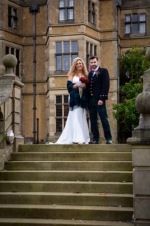 Wedding photography at Fanhams Hall in October, Ware