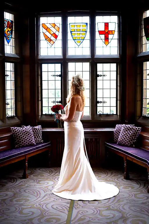 Wedding photography at Fanhams Hall in October, Ware