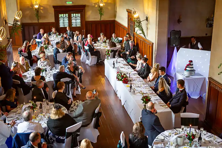 Wedding photography at Fanhams Hall in October, Ware