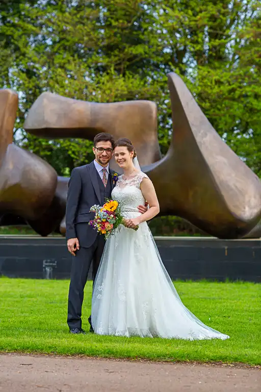 Wedding photography at Henry Moore Studio, Much Hadham