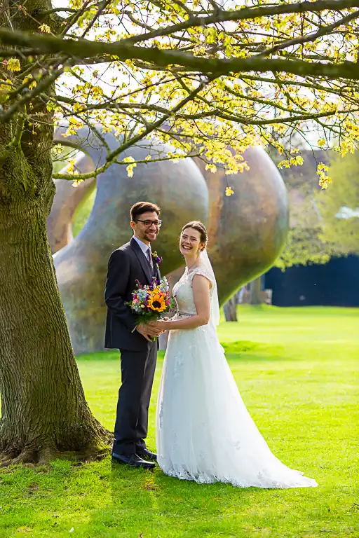 Wedding photography at Henry Moore Studio, Much Hadham