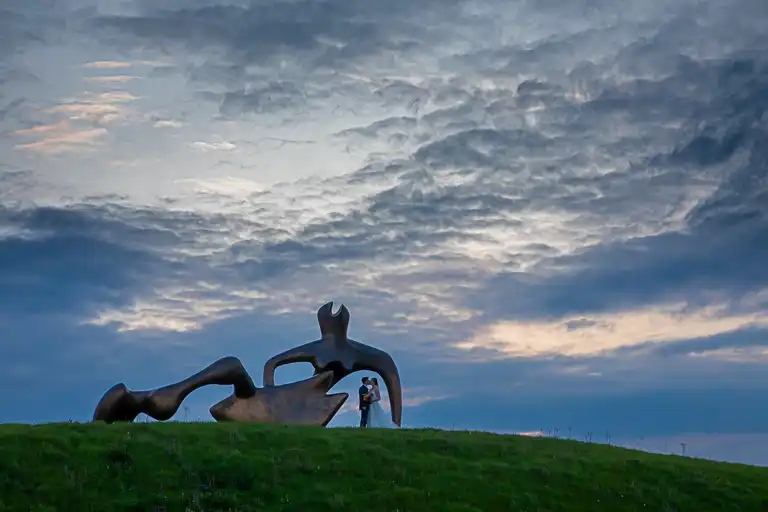 Wedding photography at Henry Moore Studio, Much Hadham