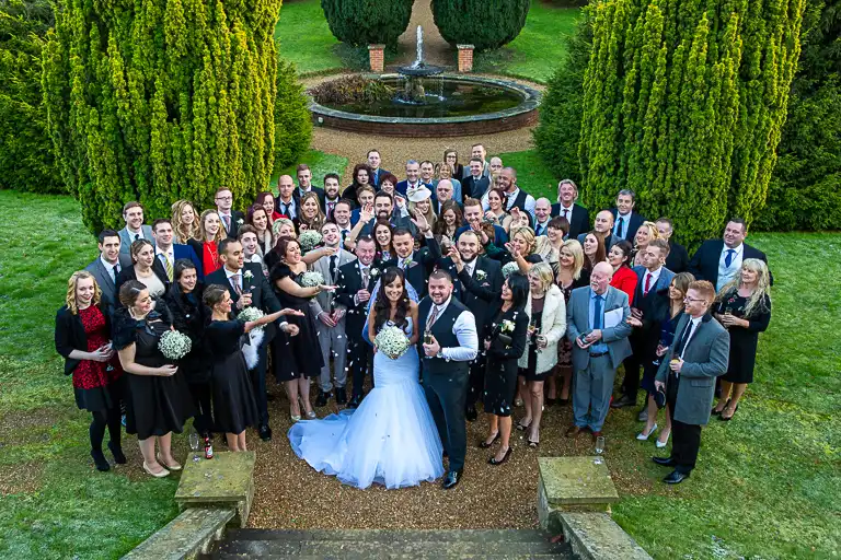 Wedding photography at Hunton Park