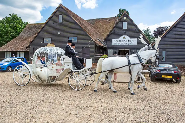 Wedding photography at Knebworth Barns, Knebworth, Hertfordshire