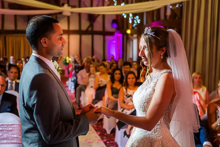 Wedding photography at Knebworth Barns, Knebworth, Hertfordshire