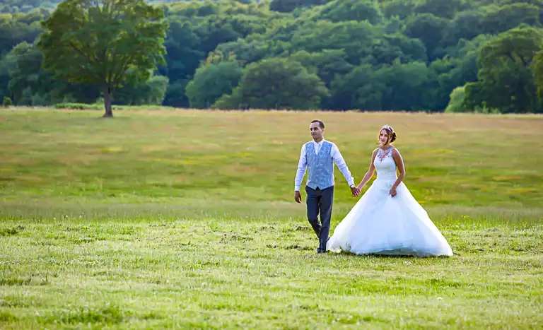 Wedding photography at Knebworth Barns, Knebworth, Hertfordshire