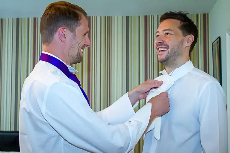 Wedding photography at Shenley Cricket Centre