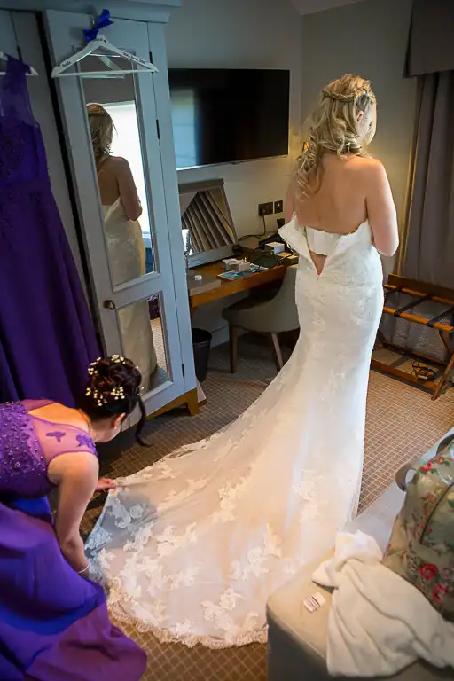 Wedding photography at Shenley Cricket Centre