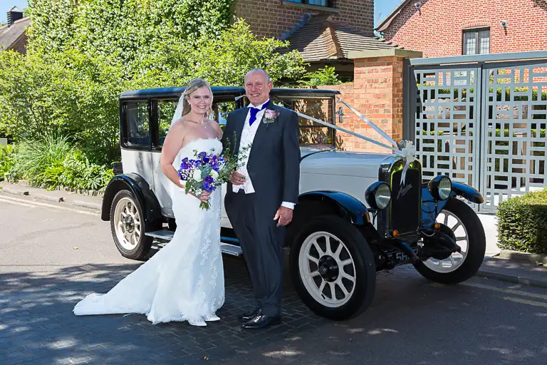 Wedding photography at Shenley Cricket Centre