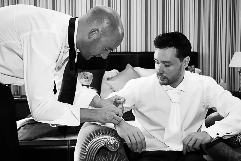 Wedding photography at Shenley Cricket Centre