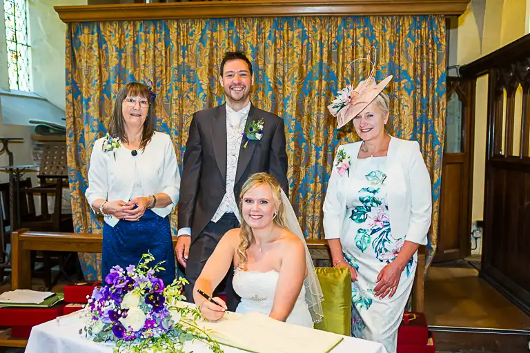 Wedding photography at Shenley Cricket Centre