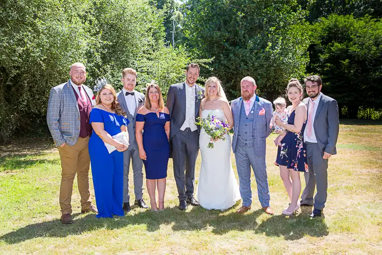 Wedding photography at Shenley Cricket Centre