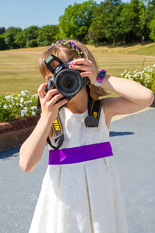 Wedding photography at Shenley Cricket Centre