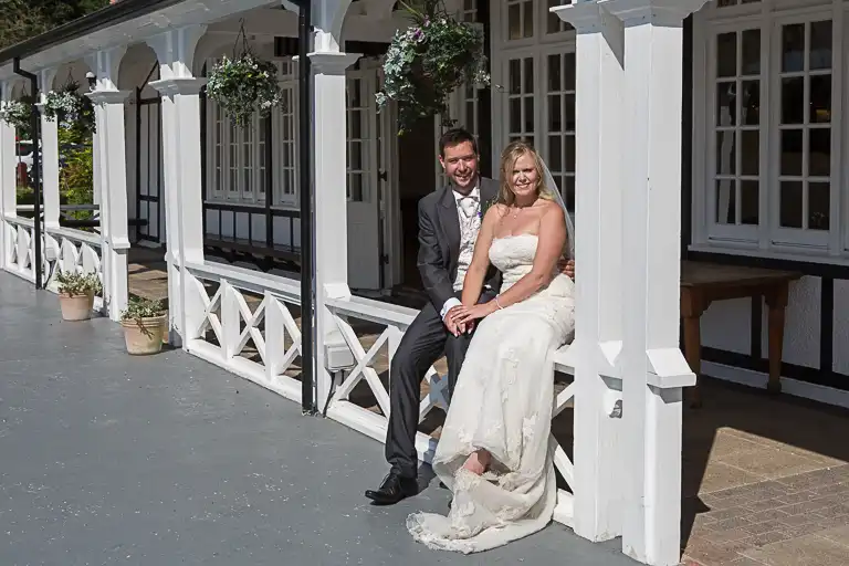 Wedding photography at Shenley Cricket Centre