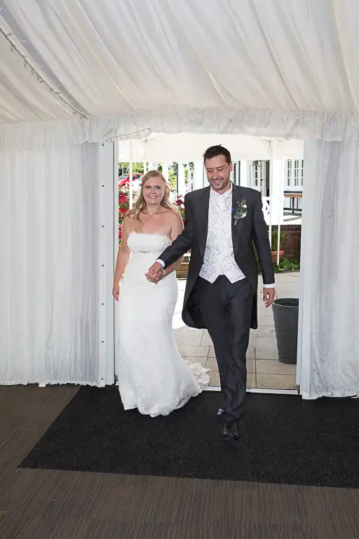 Wedding photography at Shenley Cricket Centre