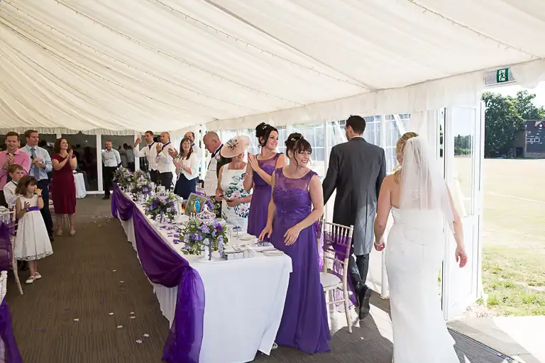 Wedding photography at Shenley Cricket Centre