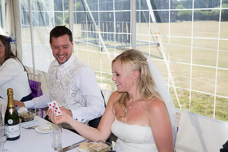 Wedding photography at Shenley Cricket Centre