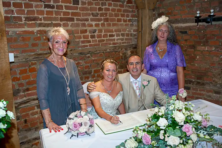 Wedding photography at Tewin Bury Farm, Welwyn