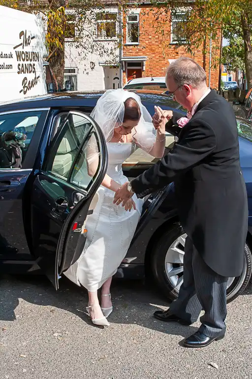 Wedding photography at Towcester Racecourse